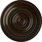 Ekena Millwork Niobe Ceiling Medallion (Fits Canopies up to 8 5/8"), Hand-Painted Bronze, 18"OD x 1 1/2"P CM18NIBZS - alternate 1